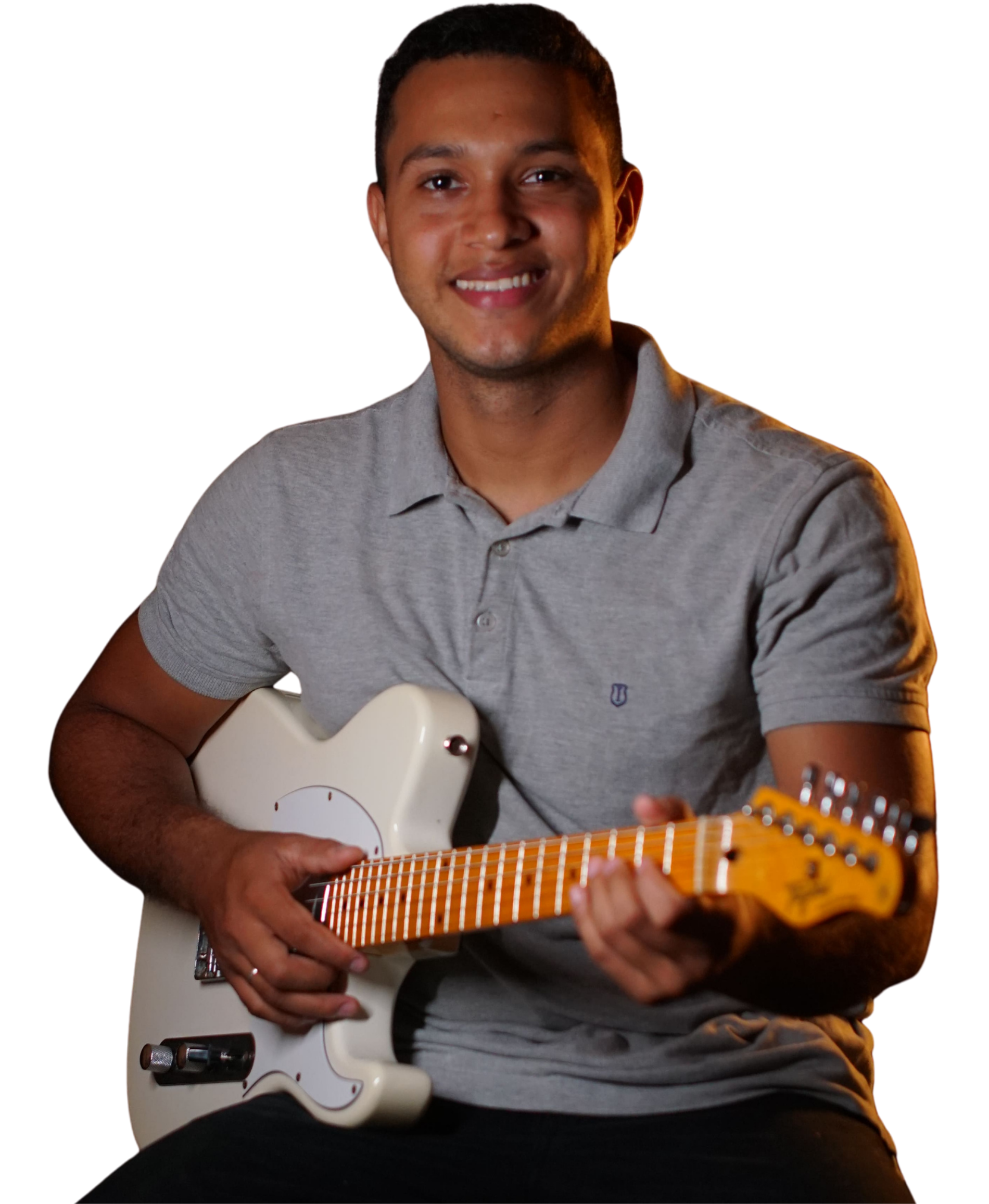 Professor Christian com guitarra